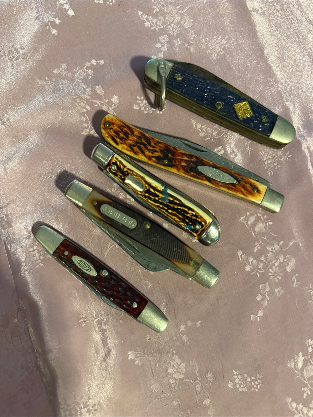 Vintage Pocket Knife Lot - Mixed Handle Colors